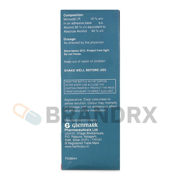 Hair4U Spray and Solution 10% Glenmark Pharmaceuticals Ltd.