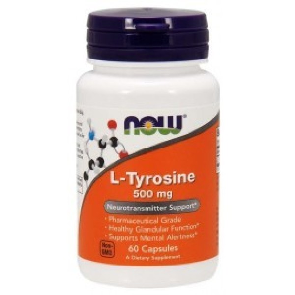 L-Tyrosine 500 mg 60 caps Now foods