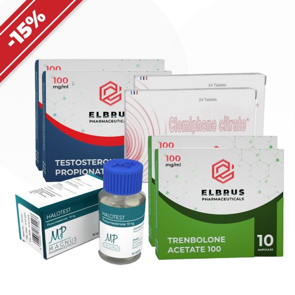 Course for strength: experienced [IV]. Testosterone propionate + trenbolone acetate + fluoxymesterone